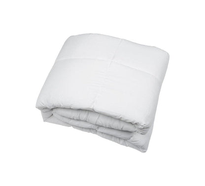 White Twin Microfiber Thread Count Down Alternative Duvet Insert HomeRoots