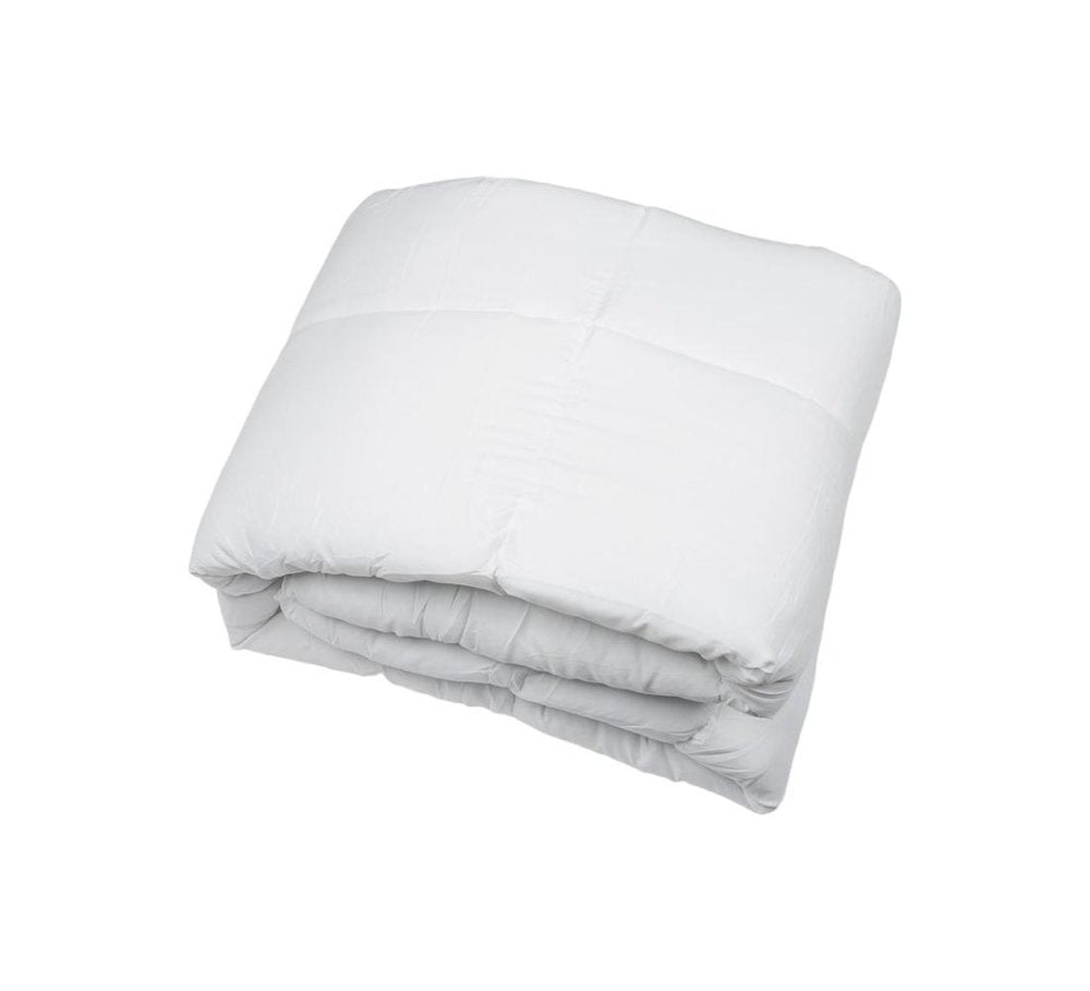 White Twin Microfiber Thread Count Down Alternative Duvet Insert HomeRoots