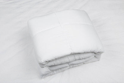 White Twin Microfiber Thread Count Down Alternative Duvet Insert - FurniFindUSA