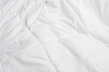 White Twin Microfiber Thread Count Down Alternative Duvet Insert HomeRoots