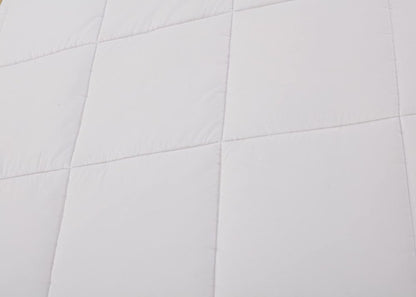 White Twin Microfiber Thread Count Down Alternative Duvet Insert HomeRoots