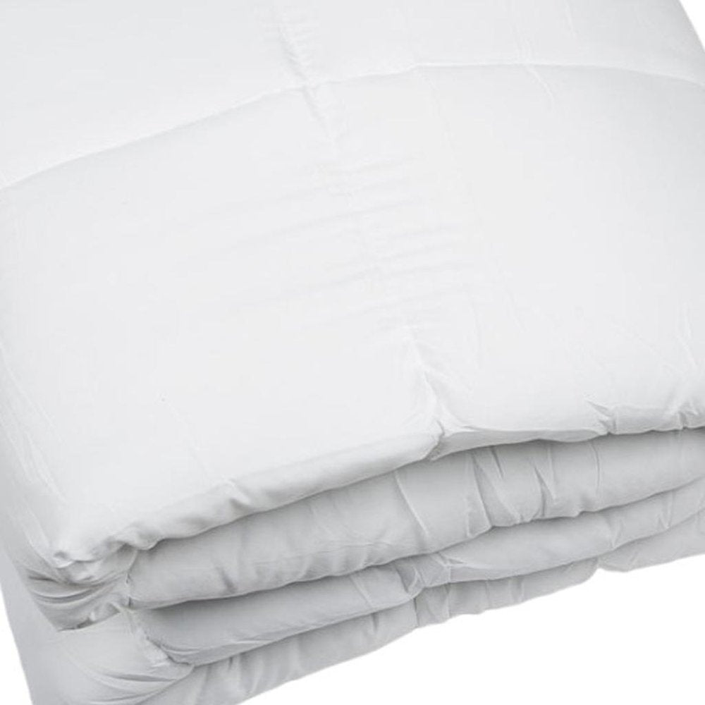 White Twin Microfiber Thread Count Down Alternative Duvet Insert HomeRoots