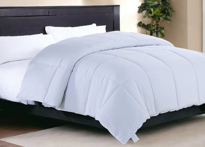 White Twin Microfiber Thread Count Down Alternative Duvet Insert HomeRoots