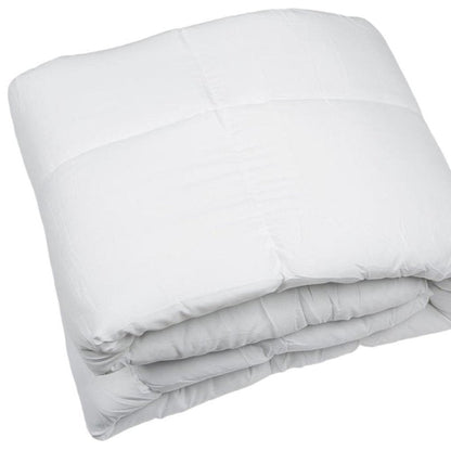 White Twin Microfiber Thread Count Down Alternative Duvet Insert HomeRoots