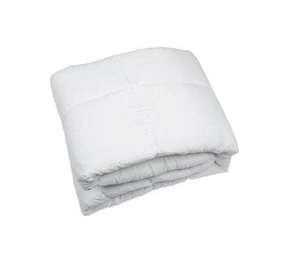 White Twin Microfiber Thread Count Down Alternative Duvet Insert HomeRoots