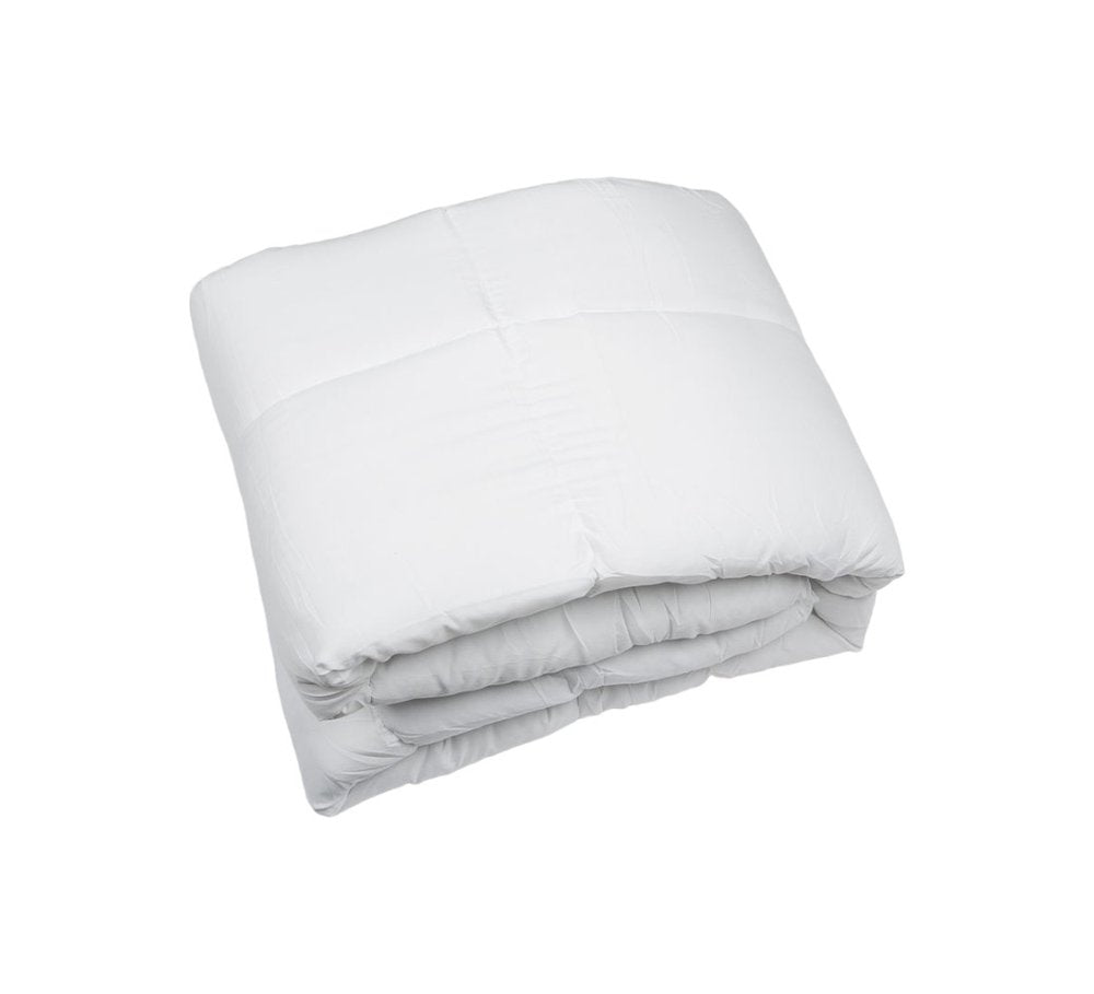 White Twin Microfiber Thread Count Down Alternative Duvet Insert HomeRoots