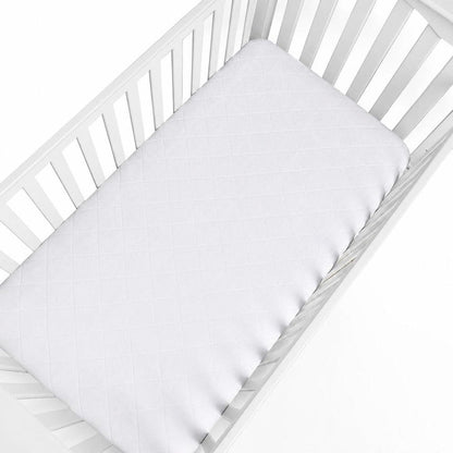5" Deep Waterproof Bamboo Terry Cloth Crib Mattress Cover HomeRoots