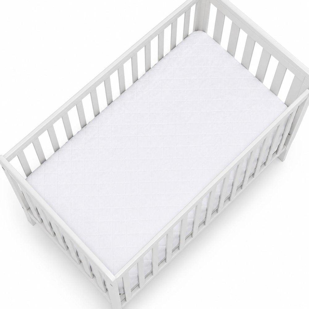 5" Deep Waterproof Bamboo Terry Cloth Crib Mattress Cover HomeRoots