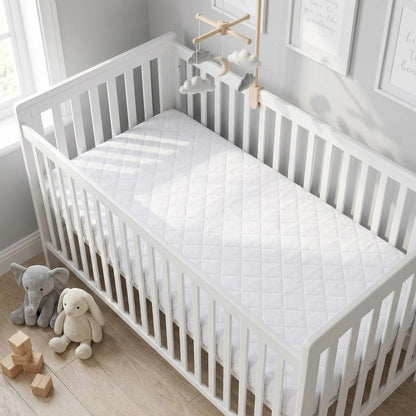 5" Deep Waterproof Bamboo Terry Cloth Crib Mattress Cover HomeRoots