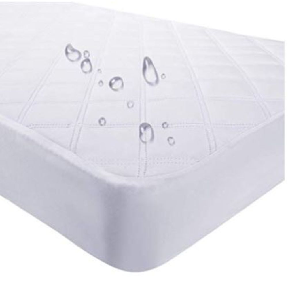 9" Waterproof Bamboo Terry Crib Mattress Pad Liner Mattress Cover Only