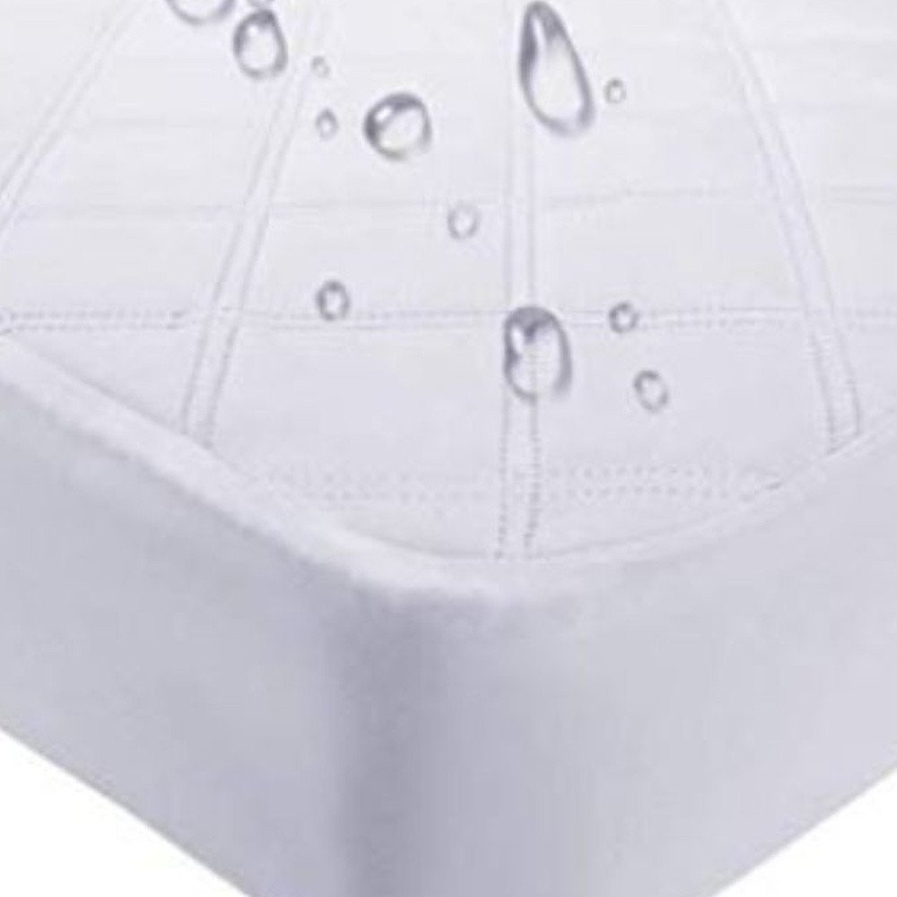 9" Waterproof Bamboo Terry Crib Mattress Pad Liner Mattress Cover Only. HomeRoots