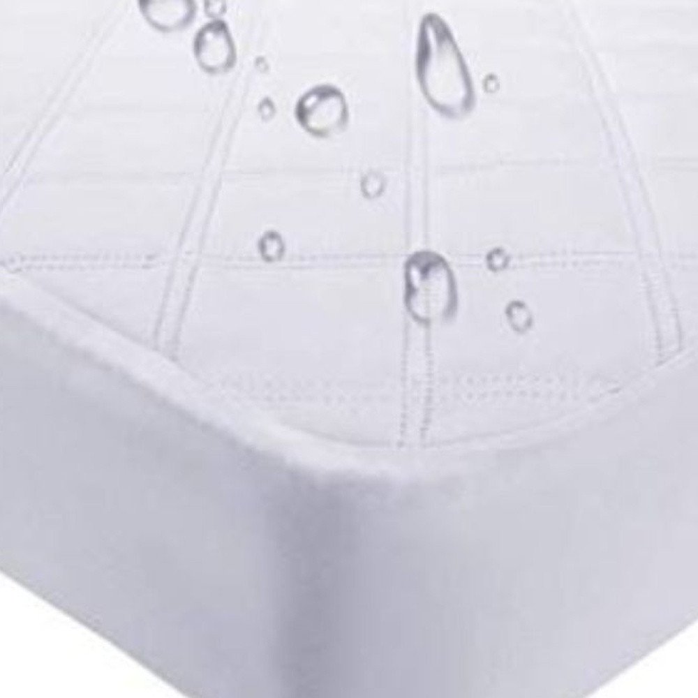 9" Waterproof Bamboo Terry Crib Mattress Pad Liner Mattress Cover Only. HomeRoots