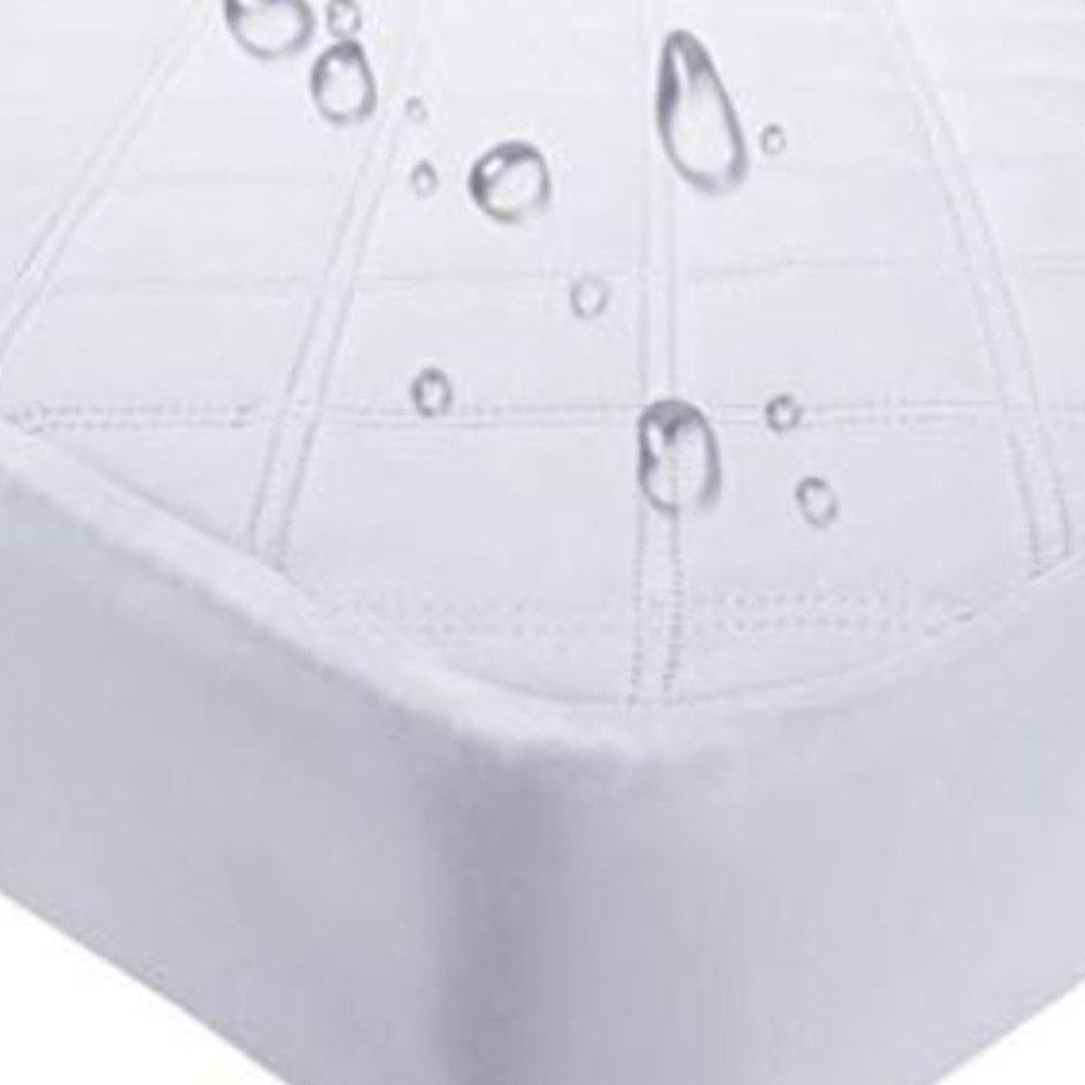 9" Waterproof Bamboo Terry Crib Mattress Pad Liner Mattress Cover Only. HomeRoots