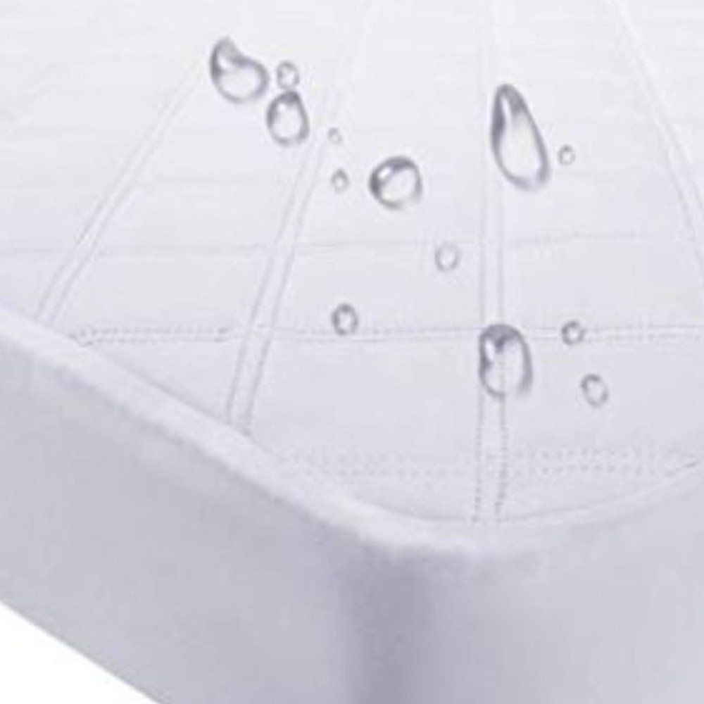 9" Waterproof Bamboo Terry Crib Mattress Pad Liner Mattress Cover Only. HomeRoots