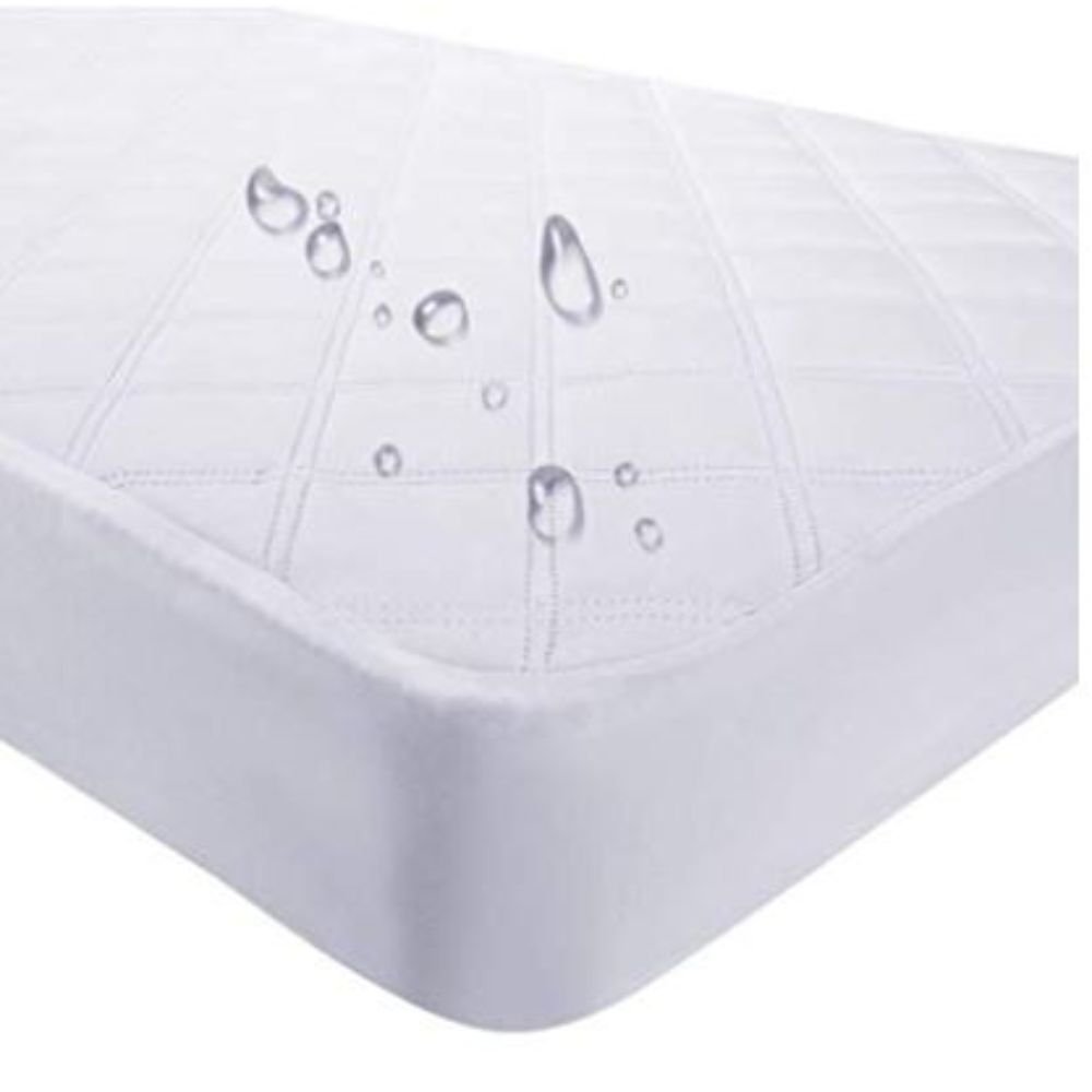 9" Waterproof Bamboo Terry Crib Mattress Pad Liner Mattress Cover Only. HomeRoots