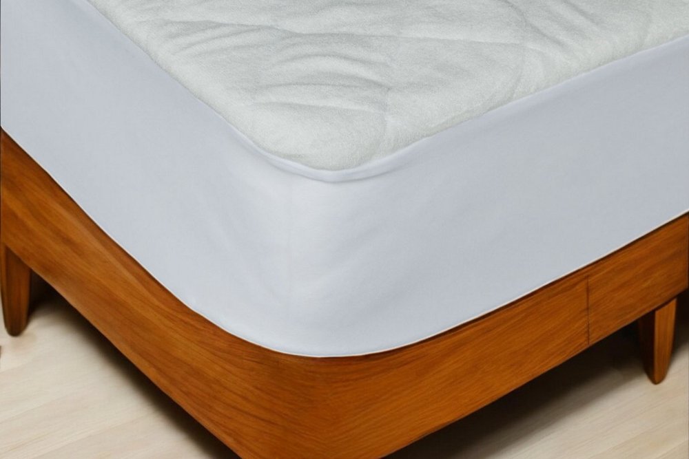 9" Waterproof Bamboo Terry Crib Mattress Pad Liner Mattress Cover Only. HomeRoots