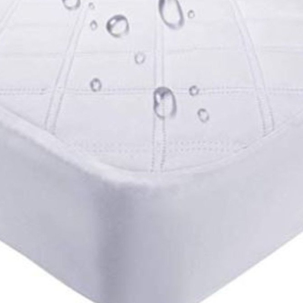 9" Waterproof Bamboo Terry Crib Mattress Pad Liner Mattress Cover Only. HomeRoots