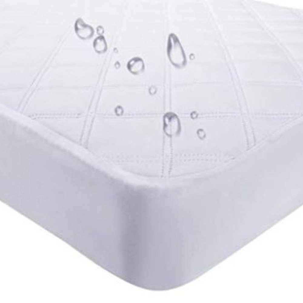 9" Waterproof Bamboo Terry Crib Mattress Pad Liner Mattress Cover Only. HomeRoots