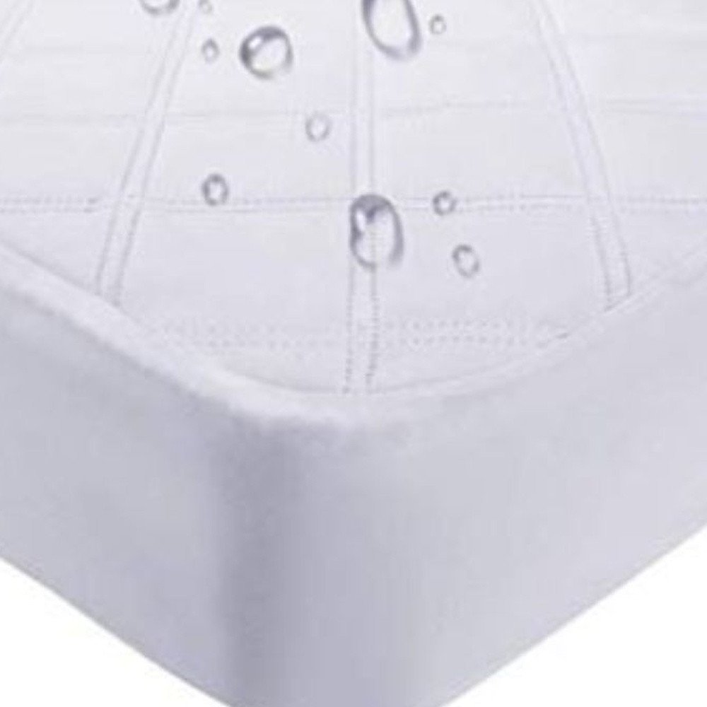 9" Waterproof Bamboo Terry Crib Mattress Pad Liner Mattress Cover Only. HomeRoots