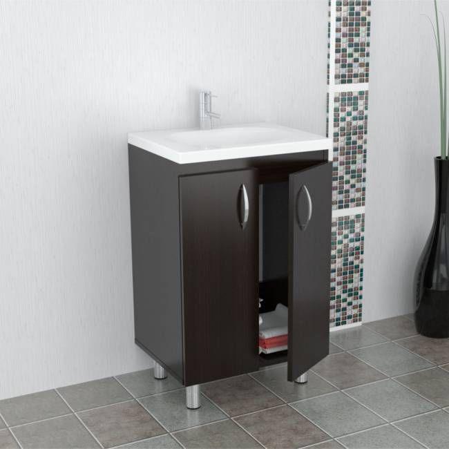 Modern Espresso Color Vanity And Sink - FurniFindUSA