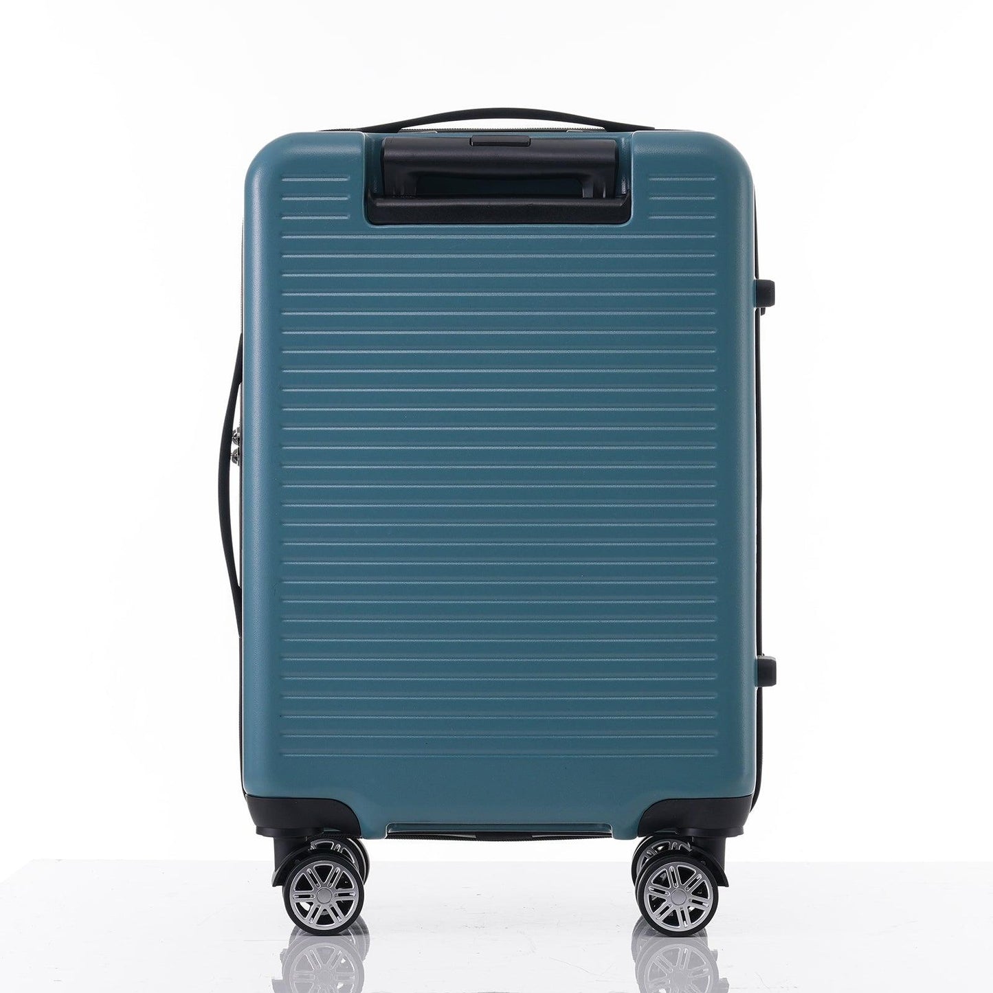 Carry-on Luggage 20 Inch Front Open Luggage Lightweight Suitcase with Front Pocket and USB Port, 1 Portable Carrying Case Blue - FurniFindUSA