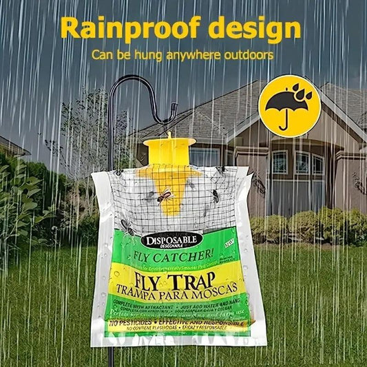 Outdoor Fly Trap Bag The Ultimate Fly Eradicator Plants Fly Control - FurniFindUSA