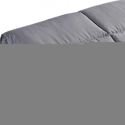 Dark Gray California King Polyester Thread Count Down Alternative Comforter HomeRoots
