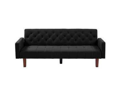 Factory Tufted Back Sofa Mid-Century Convertible Sofa Bed for Living Room - FurniFindUSA