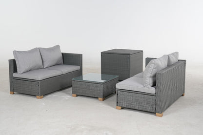 4 Pieces Outdoor Patio Wicker Furniture Set - FurniFindUSA