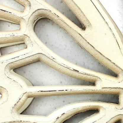 23" X 19" X 4" Gray Rustic Butterfly Wooden  Wall Decor HomeRoots