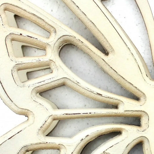 23" X 19" X 4" Gray Rustic Butterfly Wooden  Wall Decor HomeRoots