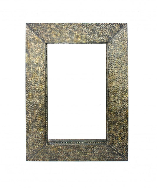 Bronze Rectangle Accent Metal Mirror HomeRoots
