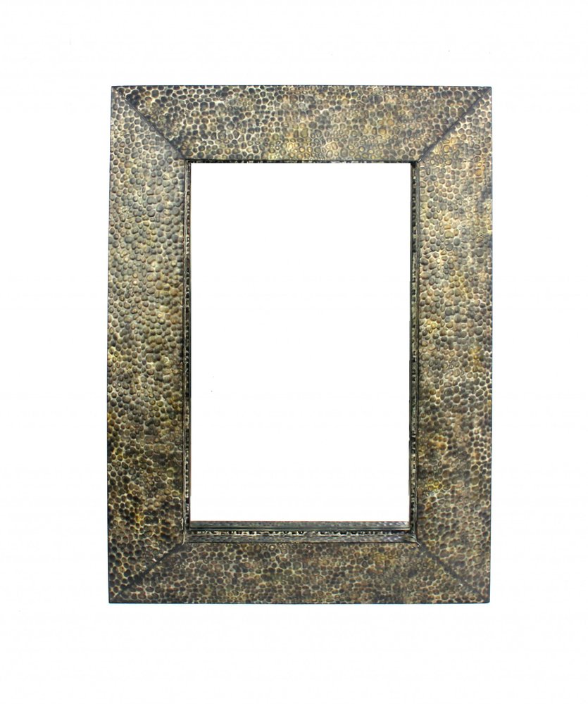 Bronze Rectangle Accent Metal Mirror HomeRoots