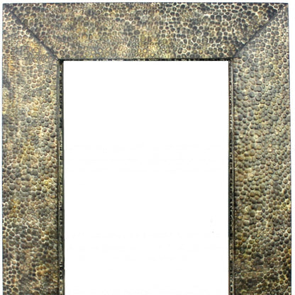 Bronze Rectangle Accent Metal Mirror HomeRoots