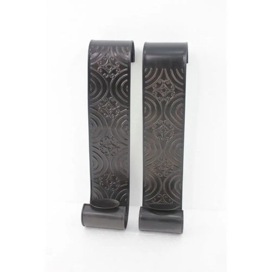 5" X 5" X 23.25" Brown, Vintage, Metal - Wall Candle Holder Sconce Set HomeRoots