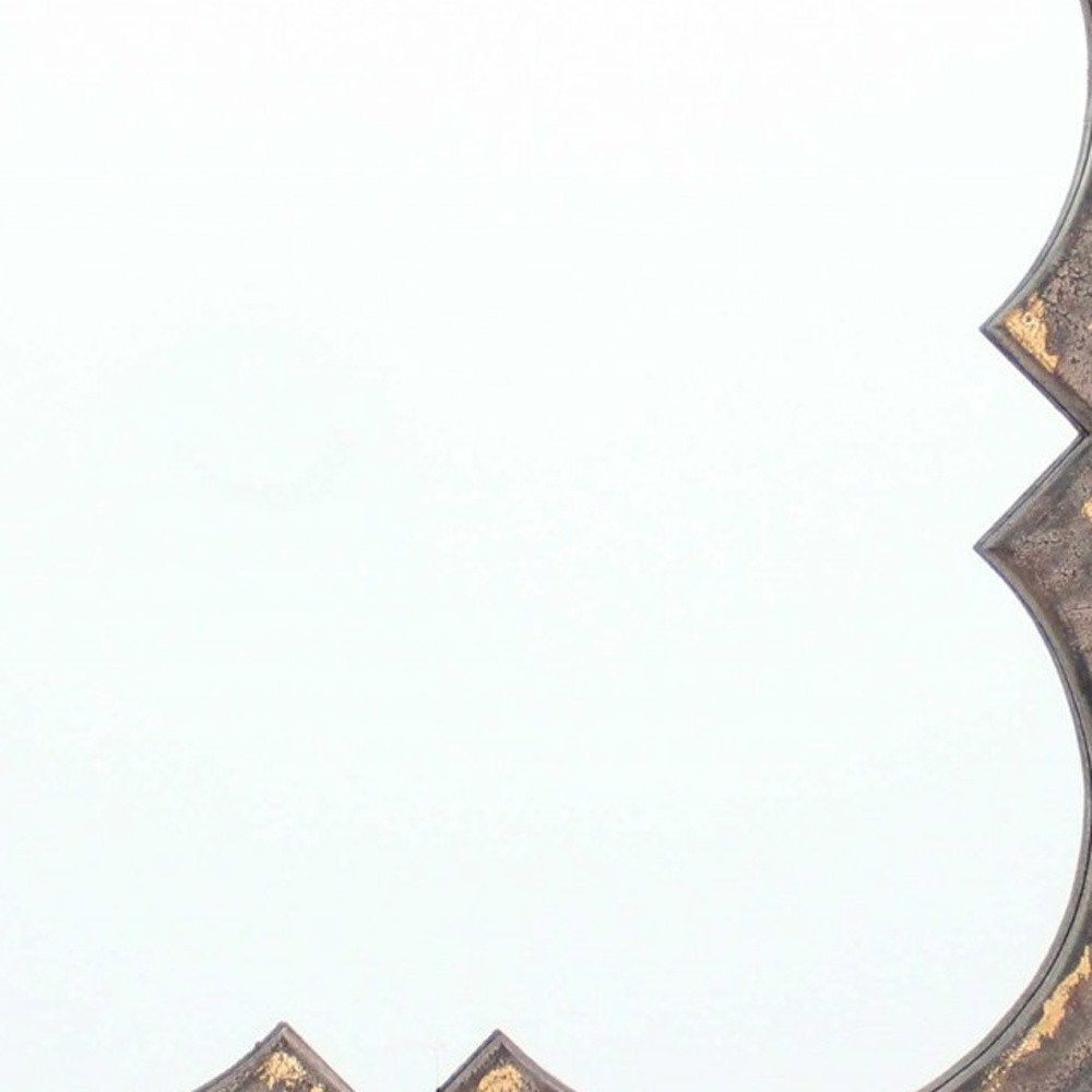 36" Bronze Square Wood Framed Accent Mirror HomeRoots