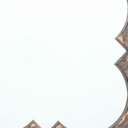 36" Bronze Square Wood Framed Accent Mirror HomeRoots