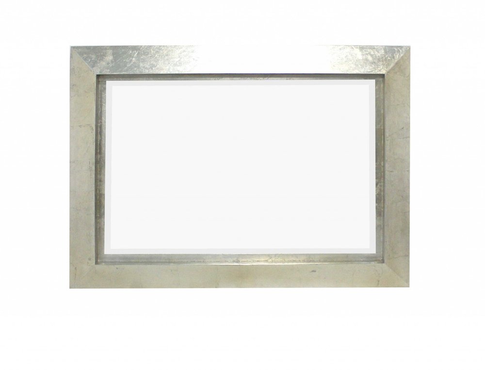 Silver Rectangle Accent Metal Mirror HomeRoots