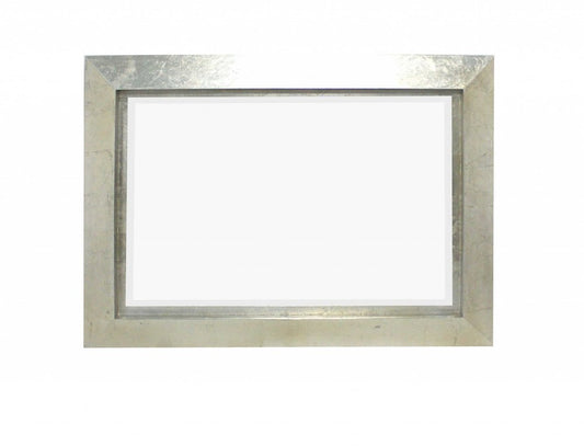 Silver Rectangle Accent Metal Mirror HomeRoots