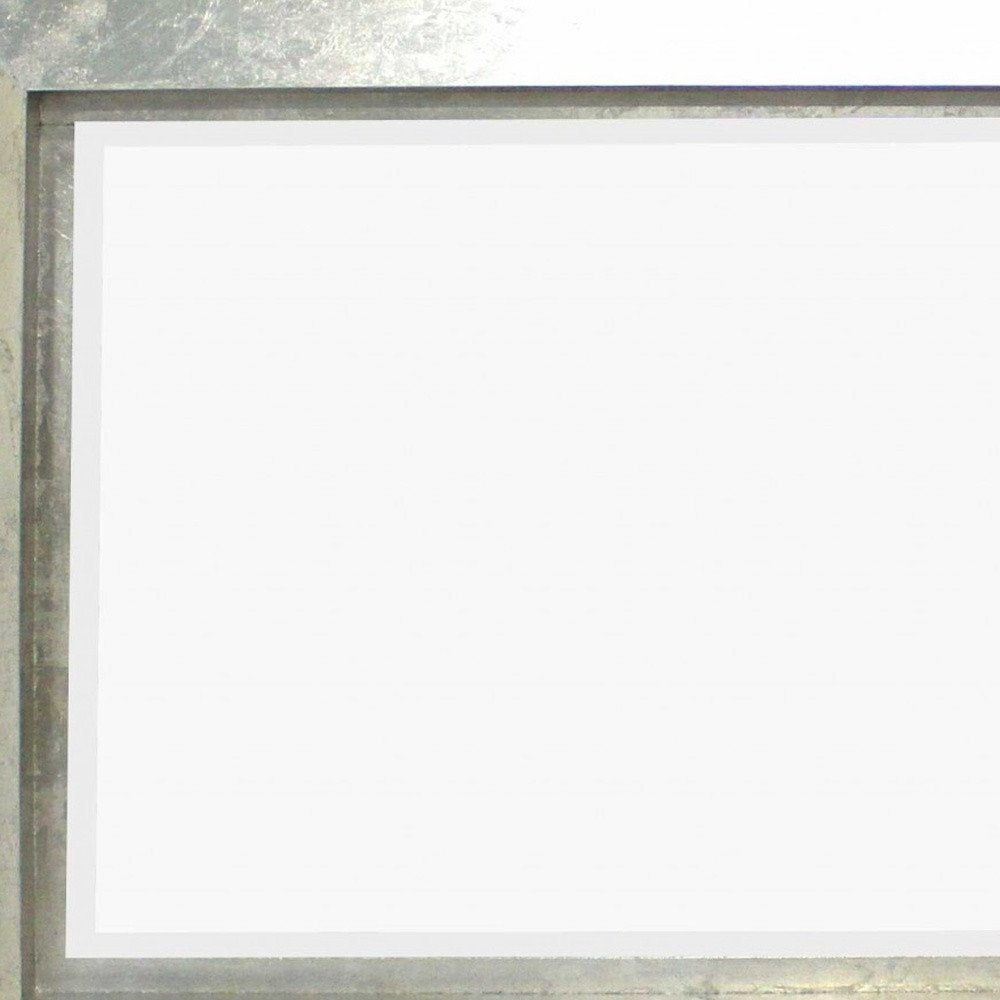 Silver Rectangle Accent Metal Mirror HomeRoots