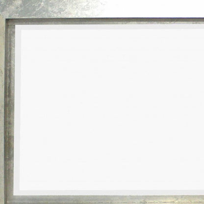 Silver Rectangle Accent Metal Mirror HomeRoots