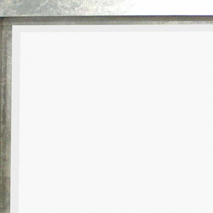 Silver Rectangle Accent Metal Mirror HomeRoots