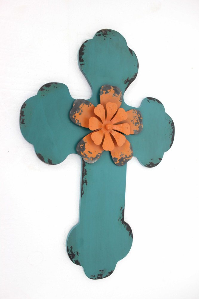 Blue Wood Hanging Dimensional Sculpture HomeRoots