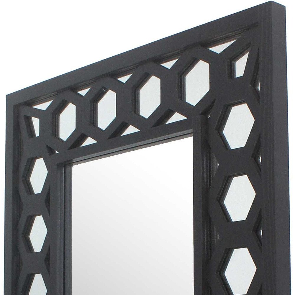 Black Square Accent Mirror HomeRoots