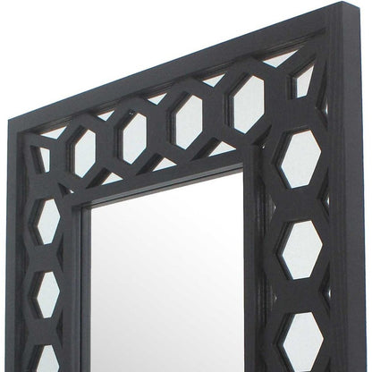 Black Square Accent Mirror HomeRoots