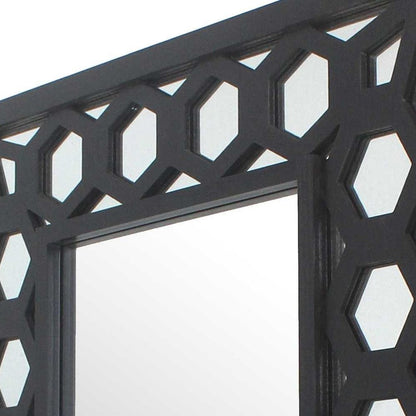 Black Square Accent Mirror HomeRoots