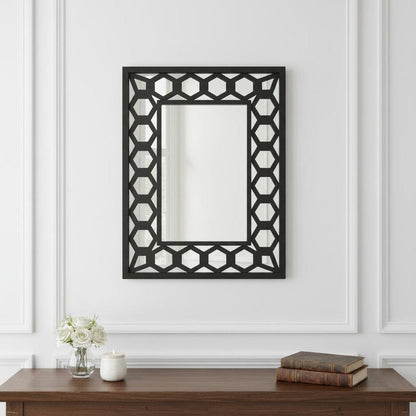 Black Square Accent Mirror HomeRoots