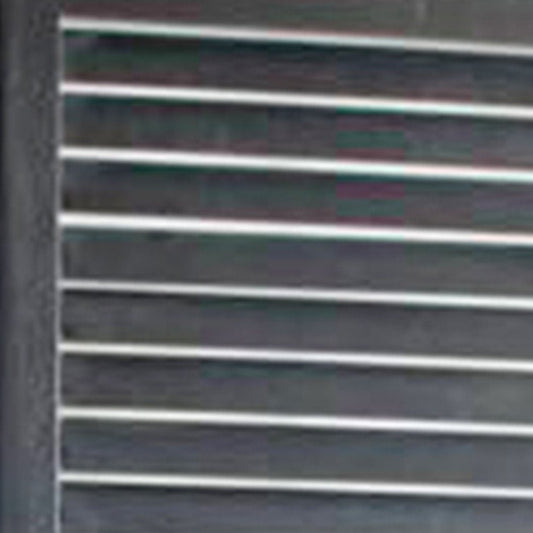 67" Black Solid Wood Panel Screen Room Divider HomeRoots