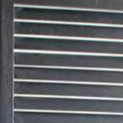 67" Black Solid Wood Panel Screen Room Divider HomeRoots