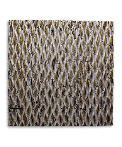 36" X 36" Bronze Square Abstract Hanging Dimensional Sculpture HomeRoots